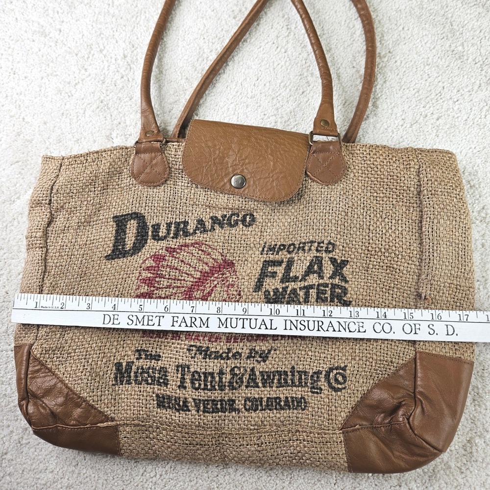 Durango Water Bag Tote Bag Western Aztec Print‎ Purse Shoulder Bag Vintage Lined - Picture 3 of 14